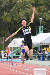 男子三段跳び予選