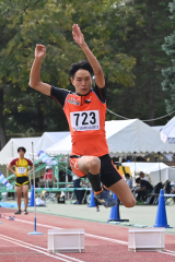 男子三段跳び予選