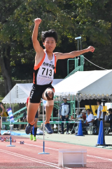 男子三段跳び予選