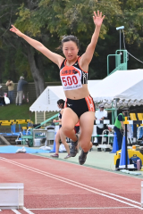 女子三段跳び決勝