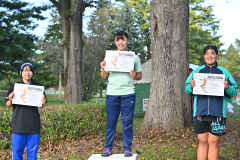 女子砲丸投げ表彰