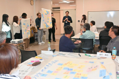 池田町の強みについて発表する参加者