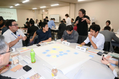 池田町の強みについて意見を出し合う参加者