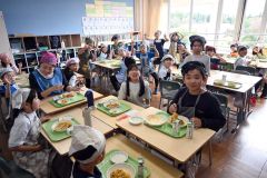 地元食材使用した「ふるさと給食」　上士幌町内の学校で提供