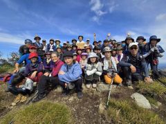 眺望楽しみながらオダッシュ山登山会　新得山岳会