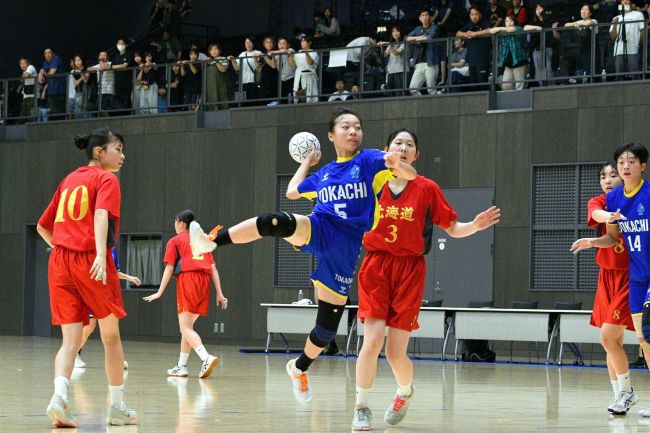 十勝選抜女子連覇　２年連続全道３冠　ハンドボール道Ｕ―１５ジュニアユース大会