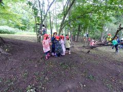 （提供）芽室町内の北明やまざと幼稚園が実施した公開保育