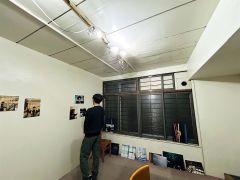 会場の陳列（本人提供）