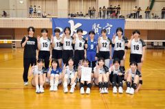 女子準優勝の白樺学園