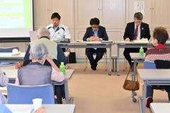 町が開いた大津地域住民との意見交換会