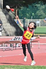 小学生ジャベリックボール投げ
