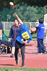 小学生ジャベリックボール投げ