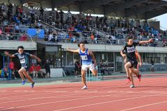 男子１００メートル２３組