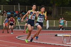 男子４００メートルリレー２組
