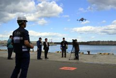 広尾で避難訓練　地震・津波発生時の対応を確認