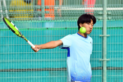 帯柏葉男女、帯大谷女子、帯緑陽男子がベスト１６入り　全国選抜高校テニス道地区予選 16