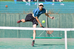帯柏葉男女、帯大谷女子、帯緑陽男子がベスト１６入り　全国選抜高校テニス道地区予選 19