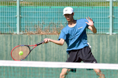 帯柏葉男女、帯大谷女子、帯緑陽男子がベスト１６入り　全国選抜高校テニス道地区予選 20