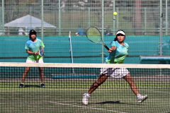 帯柏葉男女、帯大谷女子、帯緑陽男子がベスト１６入り　全国選抜高校テニス道地区予選 32