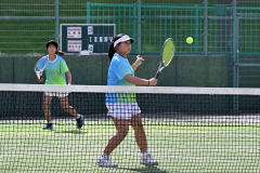 帯柏葉男女、帯大谷女子、帯緑陽男子がベスト１６入り　全国選抜高校テニス道地区予選 34