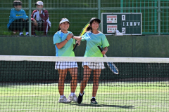 帯柏葉男女、帯大谷女子、帯緑陽男子がベスト１６入り　全国選抜高校テニス道地区予選 35