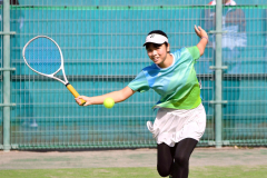 帯柏葉男女、帯大谷女子、帯緑陽男子がベスト１６入り　全国選抜高校テニス道地区予選 37