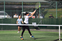 帯柏葉男女、帯大谷女子、帯緑陽男子がベスト１６入り　全国選抜高校テニス道地区予選 5