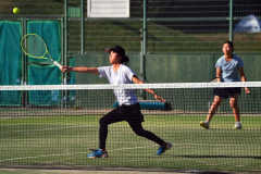 帯柏葉男女、帯大谷女子、帯緑陽男子がベスト１６入り　全国選抜高校テニス道地区予選 6