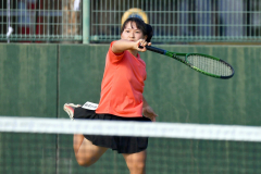 帯柏葉男女、帯大谷女子、帯緑陽男子がベスト１６入り　全国選抜高校テニス道地区予選 8