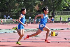 小学６年男子４００メートルリレー