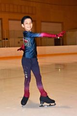 持ち味の表現力で全日本に挑む松田彪真（帯広ＦＳＣ）