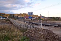 浦幌町が撤去の方針を示した厚内橋（９日）