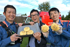 「食べる前に読んでね」　 防火啓発「消防パン」　満寿屋商店と帯広消防署がコラボ
