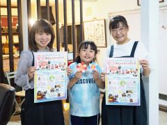 参加を呼びかける長岡代表（右）ら運営メンバー