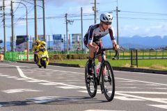 帯南商高の寺町４位　国スポ自転車ロードレース