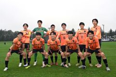 【２回戦・帯北―札幌創成】試合開始前に記念撮影を行う帯北イレブン