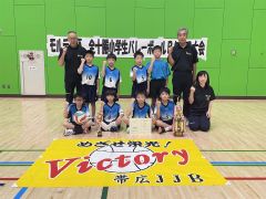男子の部優勝の帯広ＪＪＢ