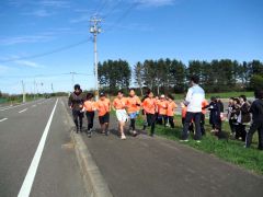 駅伝で記録を競う選手たち