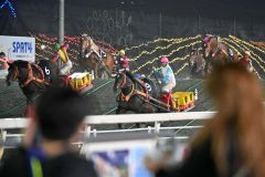高さ１・６メートルの第２障害は、ばんえい競馬最大の山場だ