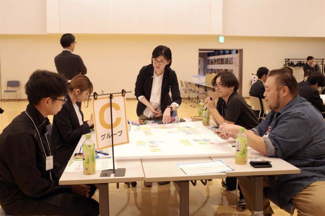 【写真】自動車道足寄―陸別間の開通見据えワークショップ　足寄
