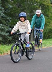 6歳児が自転車で80キロ完走「夢はロードレーサー」