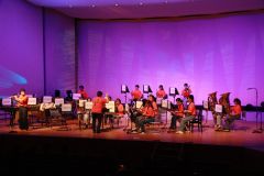 聴衆を楽しませた大樹中学校吹奏楽部の定期演奏会