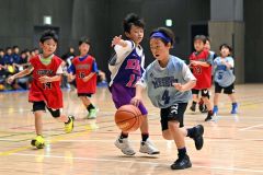 小学1、2年生楽しくバスケ ミクロミニチャレンジ