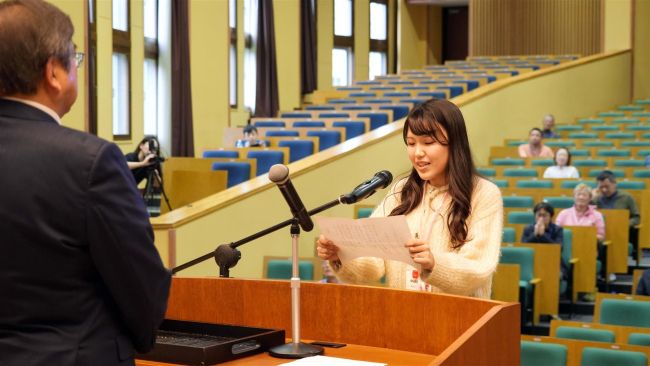 新入生10人迎え第17期入学式 とかち熱中小学校、帯広畜産大で
