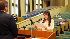 新入生10人迎え第17期入学式 とかち熱中小学校、帯広畜産大で