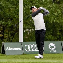 最終日に順位を上げ、12位に入った植竹勇太(大賀章好撮影)
