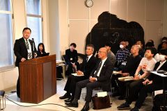 ナウマンゾウでまちづくりを 全国5自治体「サミット」で情報交換