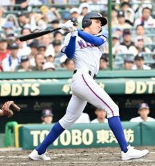 明秀日立高の主将として、今夏の甲子園に出場した音更町出身の能戸輝夢（チーム提供）