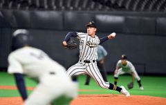 【決勝・白樺学園―北照】準決勝に続き先発で投げた白樺学園のエース玉手瑛斗