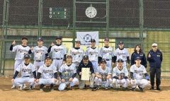 まんぼうクラブ初V 帯広軟式野球連盟会長杯ナイター大会